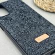 قاب گوشی Redmi Note 11 4G - Redmi Note 11S شیائومی نگین دار سواروسکی SWAROVSKI پلاک فلزی مشکی کد 151525