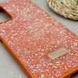 قاب گوشی Redmi Note 11 4G - Redmi Note 11S شیائومی نگین دار سواروسکی SWAROVSKI پلاک فلزی نارنجی کد 151527