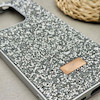 قاب گوشی Redmi Note 14 4G شیائومی نگین دار سواروسکی SWAROVSKI پلاک فلزی نقره ای کد 151536