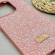 قاب گوشی Redmi Note 14 4G شیائومی نگین دار سواروسکی SWAROVSKI پلاک فلزی صورتی کد 151539