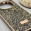 قاب گوشی Redmi Note 14 Pro 4G شیائومی نگین دار سواروسکی SWAROVSKI پلاک فلزی طلایی کد 151546