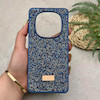 قاب گوشی Redmi Note 14 Pro 4G شیائومی نگین دار سواروسکی SWAROVSKI پلاک فلزی سرمه ای کد 151548
