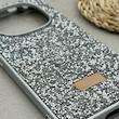 قاب گوشی Redmi Note 14 Pro 4G شیائومی نگین دار سواروسکی SWAROVSKI پلاک فلزی نقره ای کد 151549