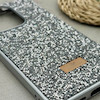 قاب گوشی Redmi Note 13 Pro 4G - Poco M6 Pro 4G - Redmi Note 14S شیائومی نگین دار سواروسکی SWAROVSKI پلاک فلزی نقره ای کد 151550