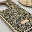 قاب گوشی Redmi Note 13 Pro 4G - Poco M6 Pro 4G - Redmi Note 14S شیائومی نگین دار سواروسکی SWAROVSKI پلاک فلزی طلایی کد 151555