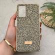 قاب گوشی Redmi Note 11 Pro 4G Global - Redmi Note 11 Pro 5G Global - Redmi Note 11E Pro - Redmi Note 12 Pro 4G شیائومی نگین دار سواروسکی SWAROVSKI پلاک فلزی طلایی کد 151559
