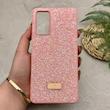 قاب گوشی Redmi Note 11 Pro 4G Global - Redmi Note 11 Pro 5G Global - Redmi Note 11E Pro - Redmi Note 12 Pro 4G شیائومی نگین دار سواروسکی SWAROVSKI پلاک فلزی صورتی کد 151560
