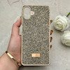 قاب گوشی Galaxy A07 سامسونگ نگین دار سواروسکی SWAROVSKI پلاک فلزی طلایی کد 150787