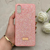 قاب گوشی Galaxy A07 سامسونگ نگین دار سواروسکی SWAROVSKI پلاک فلزی صورتی کد 150788