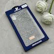 قاب گوشی Galaxy A07 سامسونگ نگین دار سواروسکی SWAROVSKI پلاک فلزی خاکستری کد 150789