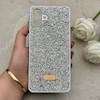 قاب گوشی Galaxy A07 سامسونگ نگین دار سواروسکی SWAROVSKI پلاک فلزی نقره ای کد 150791