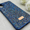 قاب گوشی Galaxy A07 سامسونگ نگین دار سواروسکی SWAROVSKI پلاک فلزی سرمه ای کد 150792