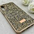 قاب گوشی Galaxy A14 سامسونگ نگین دار سواروسکی SWAROVSKI پلاک فلزی طلایی کد 150795