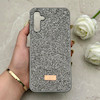 قاب گوشی Galaxy A14 سامسونگ نگین دار سواروسکی SWAROVSKI پلاک فلزی خاکستری کد 150796