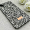 قاب گوشی Galaxy A14 سامسونگ نگین دار سواروسکی SWAROVSKI پلاک فلزی خاکستری کد 150796