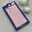 قاب گوشی Galaxy A16 سامسونگ نگین دار سواروسکی SWAROVSKI پلاک فلزی صورتی کد 150801