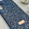 قاب گوشی Galaxy A16 سامسونگ نگین دار سواروسکی SWAROVSKI پلاک فلزی سرمه ای کد 150805