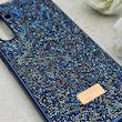 قاب گوشی Galaxy A16 سامسونگ نگین دار سواروسکی SWAROVSKI پلاک فلزی سرمه ای کد 150805