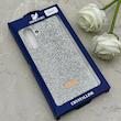 قاب گوشی Galaxy A17 سامسونگ نگین دار سواروسکی SWAROVSKI پلاک فلزی نقره ای کد 150807