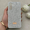 قاب گوشی Galaxy A17 سامسونگ نگین دار سواروسکی SWAROVSKI پلاک فلزی نقره ای کد 150807