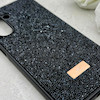 قاب گوشی Galaxy A17 سامسونگ نگین دار سواروسکی SWAROVSKI پلاک فلزی مشکی کد 150808