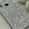 قاب گوشی Galaxy A20S سامسونگ نگین دار سواروسکی SWAROVSKI پلاک فلزی نقره ای کد 152950