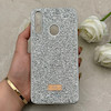 قاب گوشی Galaxy A20S سامسونگ نگین دار سواروسکی SWAROVSKI پلاک فلزی نقره ای کد 152950