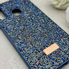 قاب گوشی Galaxy A20S سامسونگ نگین دار سواروسکی SWAROVSKI پلاک فلزی سرمه ای کد 152951