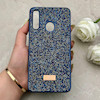قاب گوشی Galaxy A20S سامسونگ نگین دار سواروسکی SWAROVSKI پلاک فلزی سرمه ای کد 152951