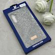قاب گوشی Galaxy A25 سامسونگ نگین دار سواروسکی SWAROVSKI پلاک فلزی خاکستری کد 152956