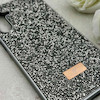 قاب گوشی Galaxy A25 سامسونگ نگین دار سواروسکی SWAROVSKI پلاک فلزی خاکستری کد 152956