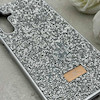 قاب گوشی Galaxy A25 سامسونگ نگین دار سواروسکی SWAROVSKI پلاک فلزی نقره ای کد 152957