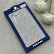 قاب گوشی Galaxy A25 سامسونگ نگین دار سواروسکی SWAROVSKI پلاک فلزی نقره ای کد 152957