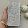 قاب گوشی Galaxy A25 سامسونگ نگین دار سواروسکی SWAROVSKI پلاک فلزی نقره ای کد 152957