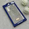 قاب گوشی Galaxy A26 سامسونگ نگین دار سواروسکی SWAROVSKI پلاک فلزی طلایی کد 152959