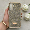 قاب گوشی Galaxy A26 سامسونگ نگین دار سواروسکی SWAROVSKI پلاک فلزی طلایی کد 152959