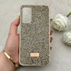 قاب گوشی Galaxy A34 سامسونگ نگین دار سواروسکی SWAROVSKI پلاک فلزی طلایی کد 152961