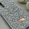 قاب گوشی Galaxy A34 سامسونگ نگین دار سواروسکی SWAROVSKI پلاک فلزی نقره ای کد 152963