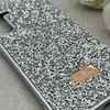 قاب گوشی Galaxy A35 سامسونگ نگین دار سواروسکی SWAROVSKI پلاک فلزی نقره ای کد 152964