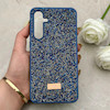 قاب گوشی Galaxy A35 سامسونگ نگین دار سواروسکی SWAROVSKI پلاک فلزی سرمه ای کد 152965