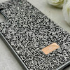قاب گوشی Galaxy A35 سامسونگ نگین دار سواروسکی SWAROVSKI پلاک فلزی خاکستری کد 152967