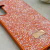 قاب گوشی Galaxy A35 سامسونگ نگین دار سواروسکی SWAROVSKI پلاک فلزی نارنجی کد 152968