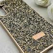قاب گوشی Galaxy A35 سامسونگ نگین دار سواروسکی SWAROVSKI پلاک فلزی طلایی کد 152969
