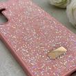قاب گوشی Galaxy A35 سامسونگ نگین دار سواروسکی SWAROVSKI پلاک فلزی صورتی کد 152970