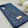 قاب گوشی Galaxy A36 سامسونگ نگین دار سواروسکی SWAROVSKI پلاک فلزی سرمه ای کد 152972