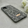 قاب گوشی Galaxy A51 سامسونگ نگین دار سواروسکی SWAROVSKI پلاک فلزی خاکستری کد 152974