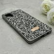 قاب گوشی Galaxy A51 سامسونگ نگین دار سواروسکی SWAROVSKI پلاک فلزی خاکستری کد 152974