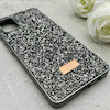 قاب گوشی Galaxy A51 سامسونگ نگین دار سواروسکی SWAROVSKI پلاک فلزی خاکستری کد 152974