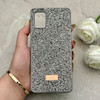 قاب گوشی Galaxy A51 سامسونگ نگین دار سواروسکی SWAROVSKI پلاک فلزی خاکستری کد 152974