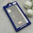 قاب گوشی Galaxy A51 سامسونگ نگین دار سواروسکی SWAROVSKI پلاک فلزی طلایی کد 152977